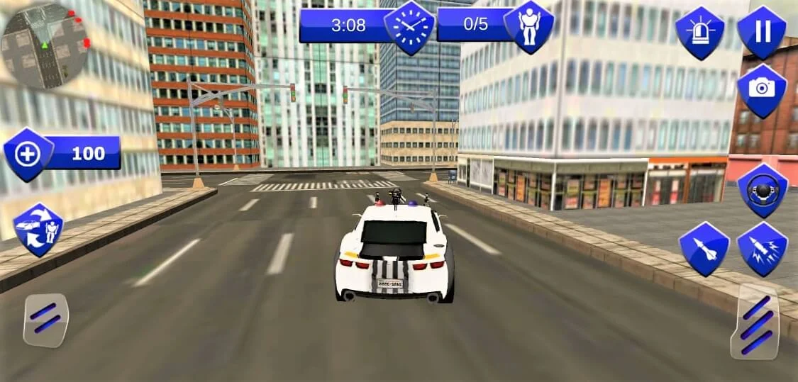 US Police Robot Car Revenge Transform 64 Bit Source Code — screenshot 4