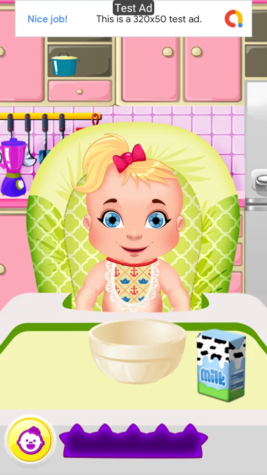 Babysitter Game Source Code AdMob Unity Ads — screenshot 4