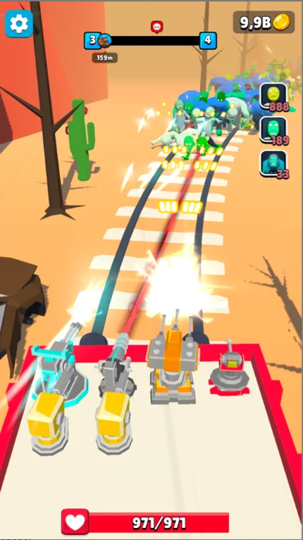Merge Artillery Defense Zombie — screenshot 2