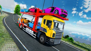 Heavy Vehicle Transporter Trailer Truck Game 3D