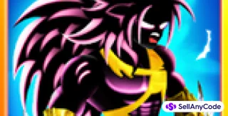 Shadow Goku Saiyan Battle