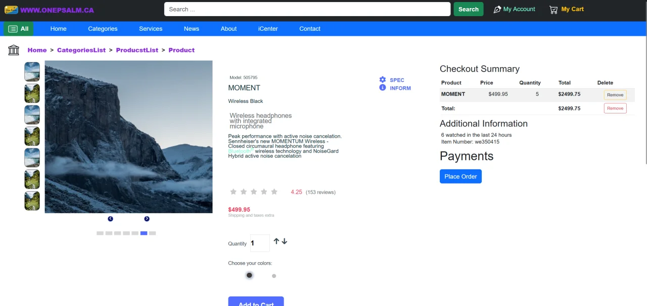 OnePsalm Website Demo — screenshot 5