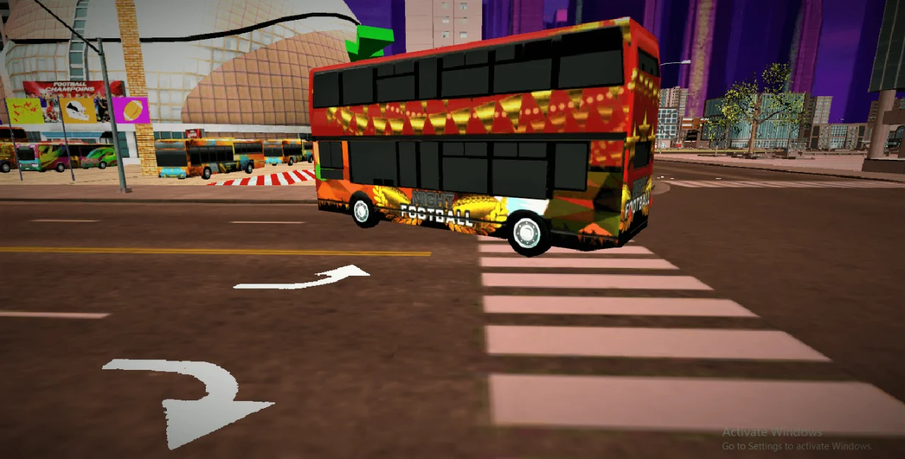 American Football Passenger Bus Game: Coach Simulation Game — screenshot 6