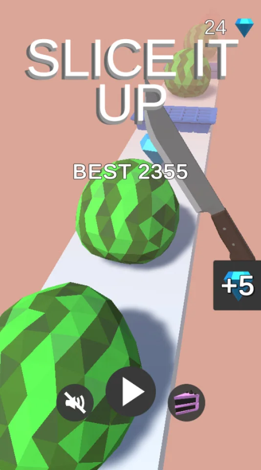 Slice It Up - Complete Unity Game + AdMob — screenshot 1