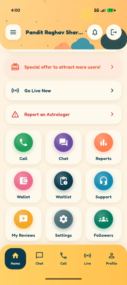 AstroGuruGyan: Astrology Consultation Platform (Flutter, 2 Apps) — screenshot 6