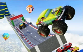 Monster Truck Impossible Stunt Game