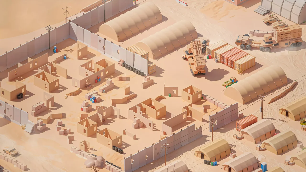 Military - Low Poly 3D Models Pack — screenshot 4