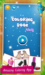Nail Drawing Book Fashion Coloring Pages