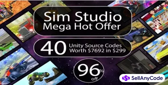 Sim Studio’s Mega Hot Offer: 40 Unity 3D Games — cover