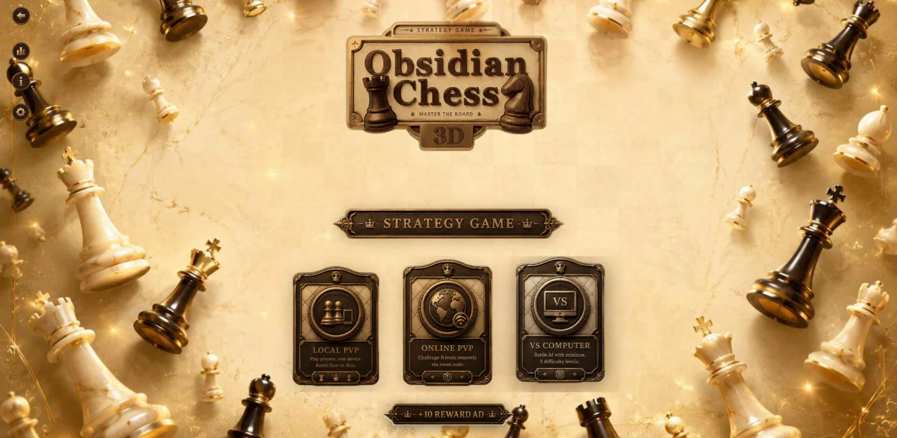 Obsidian Chess | 3D HTML5 Multiplayer Chess Game — screenshot 7