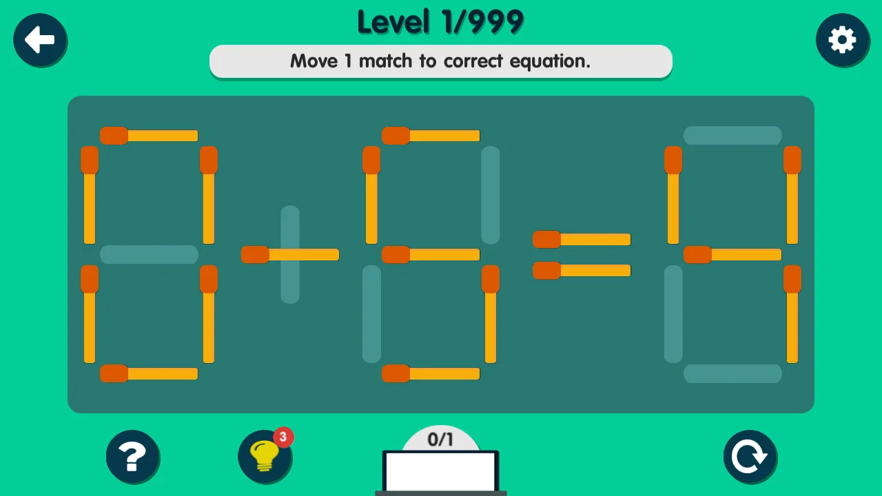 Matchstick Smart 999 Levels — screenshot 1