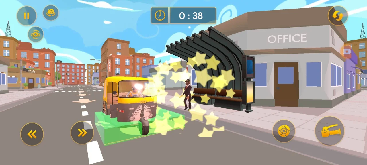 Tuk Tuk Rickshaw Taxi 3D — screenshot 7