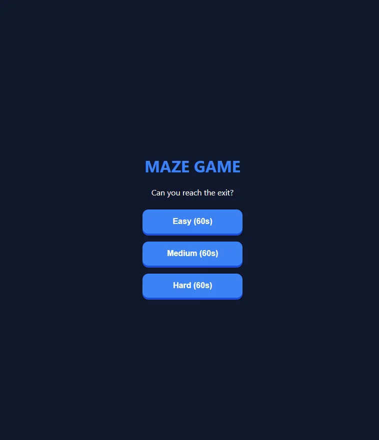 Maze Game — screenshot 1