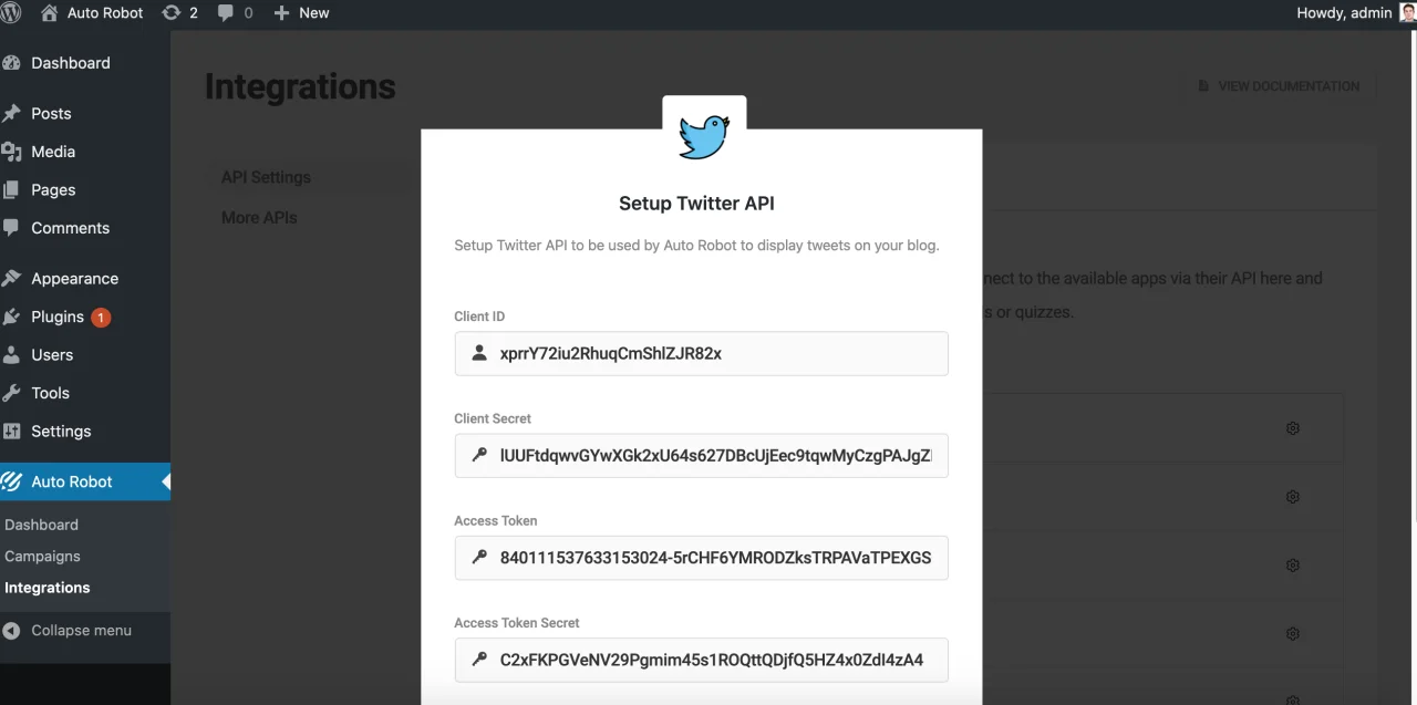 Auto Robot - WordPress Autoblogging Plugin — screenshot 4