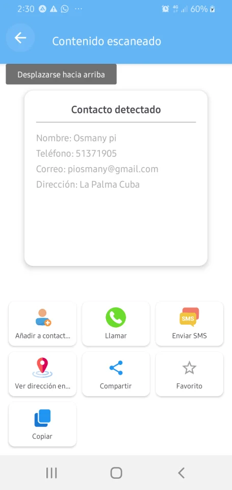 ScanGo Android QR/Barcode Scanner & Generator — screenshot 4