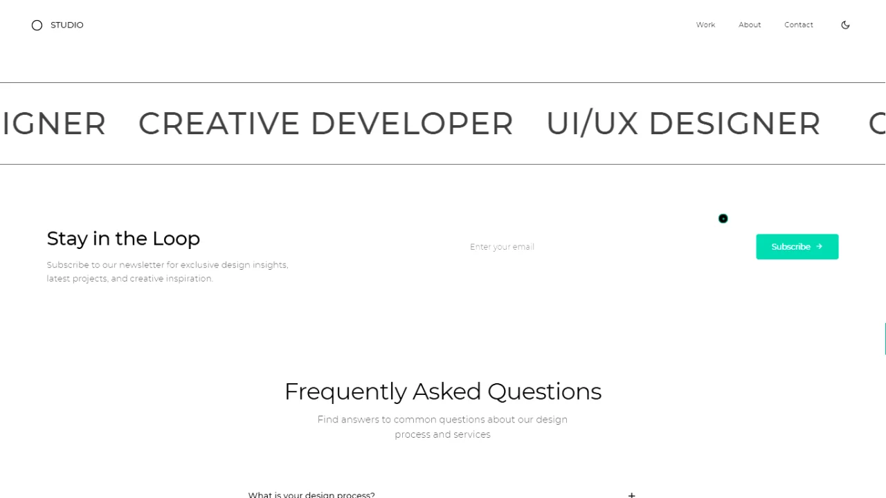 The Perfect Portfolio for Creatives — screenshot 8