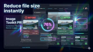Image Toolkit Pro Compress, Convert & Resize Images (No Backend)