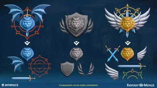 Fantasy Menus - Synty INTERFACE - GUI