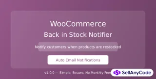 StockAlert Pro - WooCommerce Back in Stock Notifier