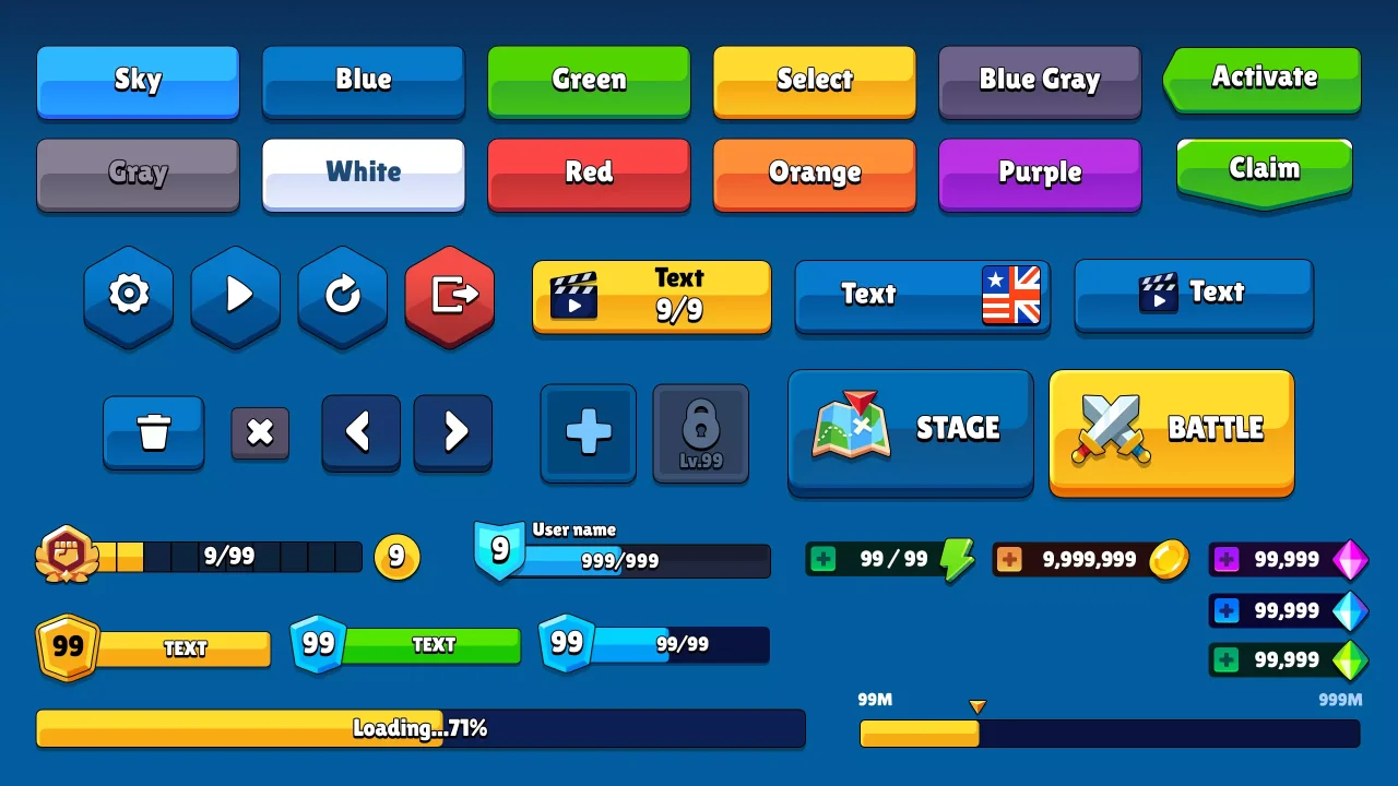 GUI Pro - Casual Game — screenshot 7