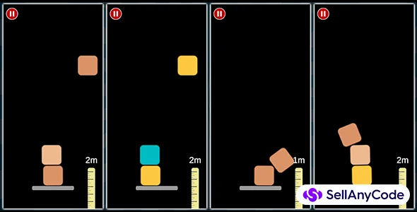 Stack Tower - Unity 2D Game with AdMob