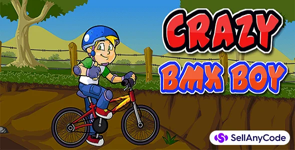 Crazy BMX Boy Unity Source Code — cover