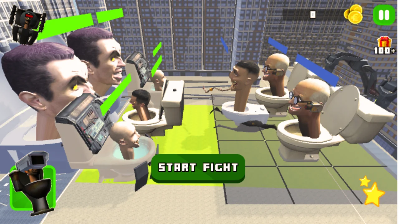 Merge Master Toilet War Fight — screenshot 2