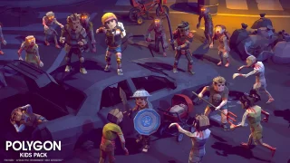 POLYGON Kids - Low Poly 3D Art by Synty