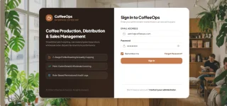 BrewFlow ERP Coffee Production, Distribution & Sales Management System