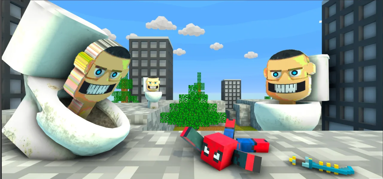 Craft Skybd: Toilet Monster — screenshot 4