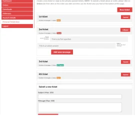 WooCommerce Support Ticket System