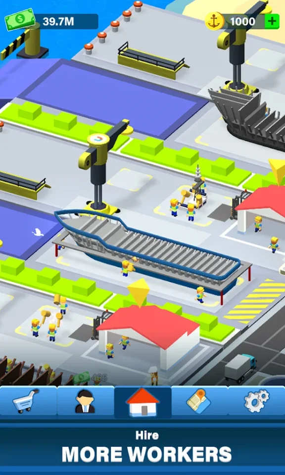 Idle Shipyard Tycoon — screenshot 1