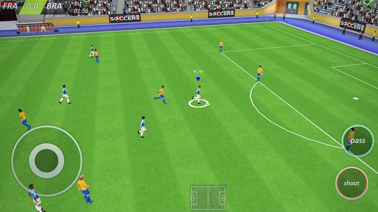 Football Game 2023 Soccer Unity Game Code — screenshot 1