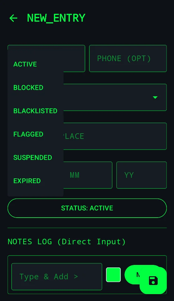 Hacker Vault Ultimate AES-256 Encrypted Account Manager — screenshot 2