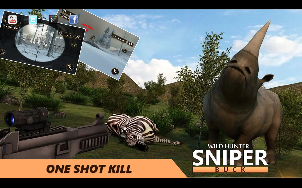 Wild Hunter Sniper Buck Unity 3D — screenshot 1