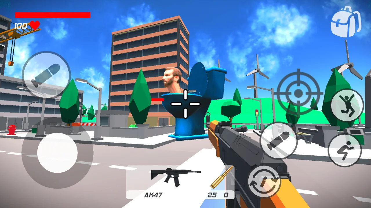 Skibidi Toilet Shooting Trending Game — screenshot 1
