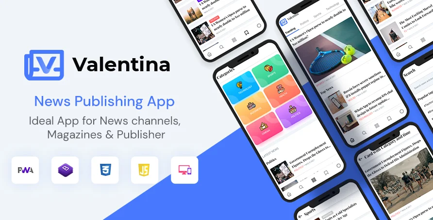 Valentina: News Publishing PWA — screenshot 7