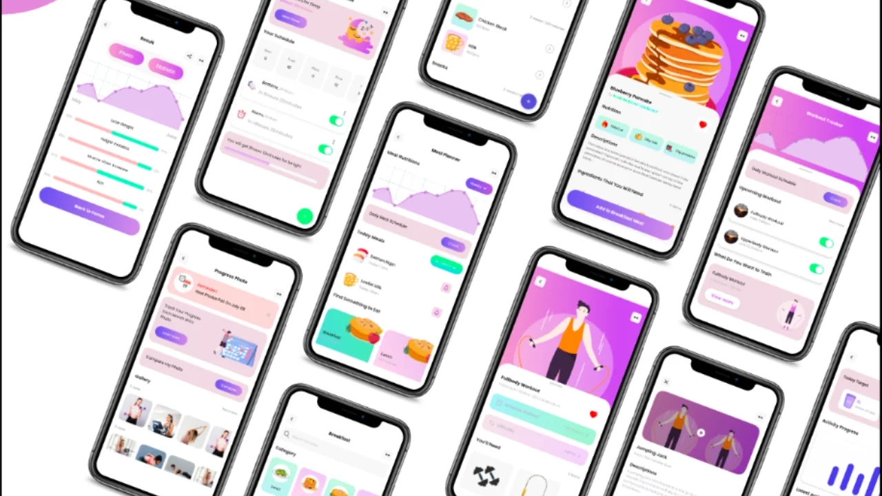 Fitness & Food Tracking Flutter Analytics App — screenshot 1