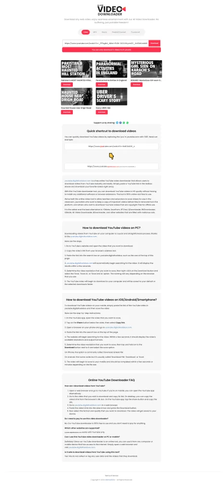 YouTube Downloader - Best YouTube Video Downloader Script — screenshot 4