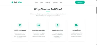Pets Modern Animal Store & Veterinary Responsive HTML Template