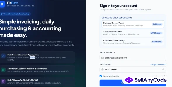 FinFlow Smart Invoicing System