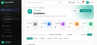 DevLumiq HRMS Next.js HR Management System