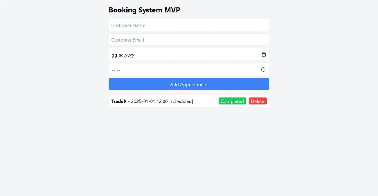 Booking App — screenshot 5