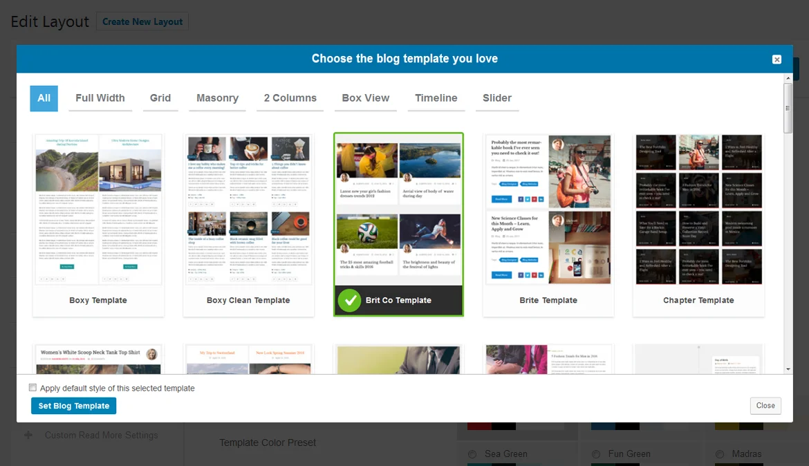 Blog Designer Pro for WordPress — screenshot 5