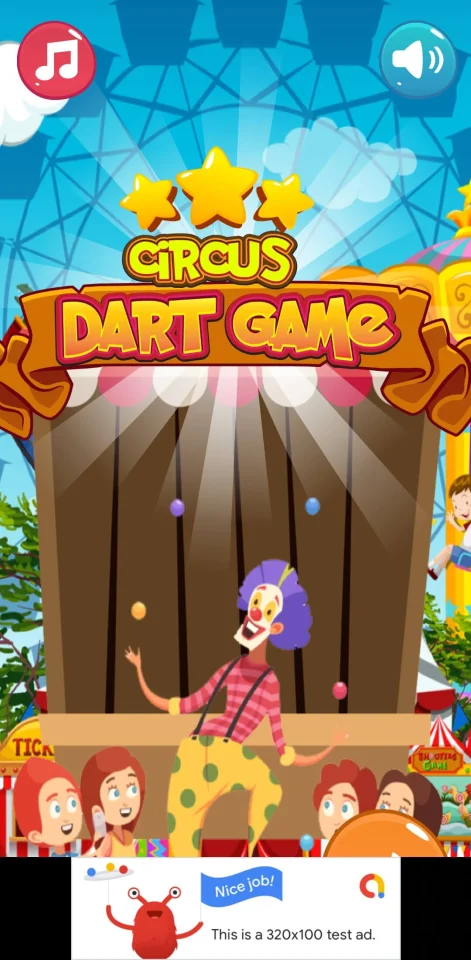 Circus Dart Wheel | Trending Game — screenshot 6