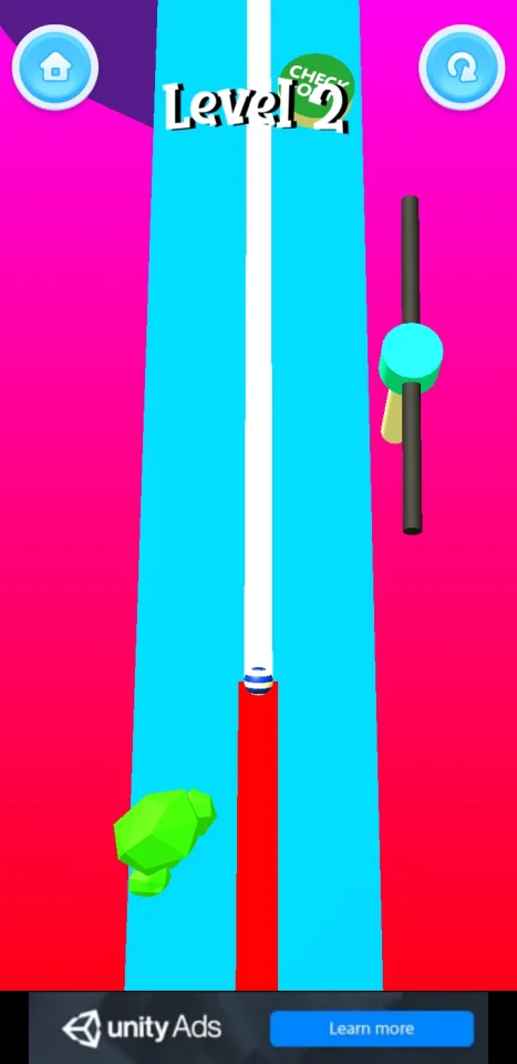 Line Road Colour 3D Game Unity Source Code — screenshot 3