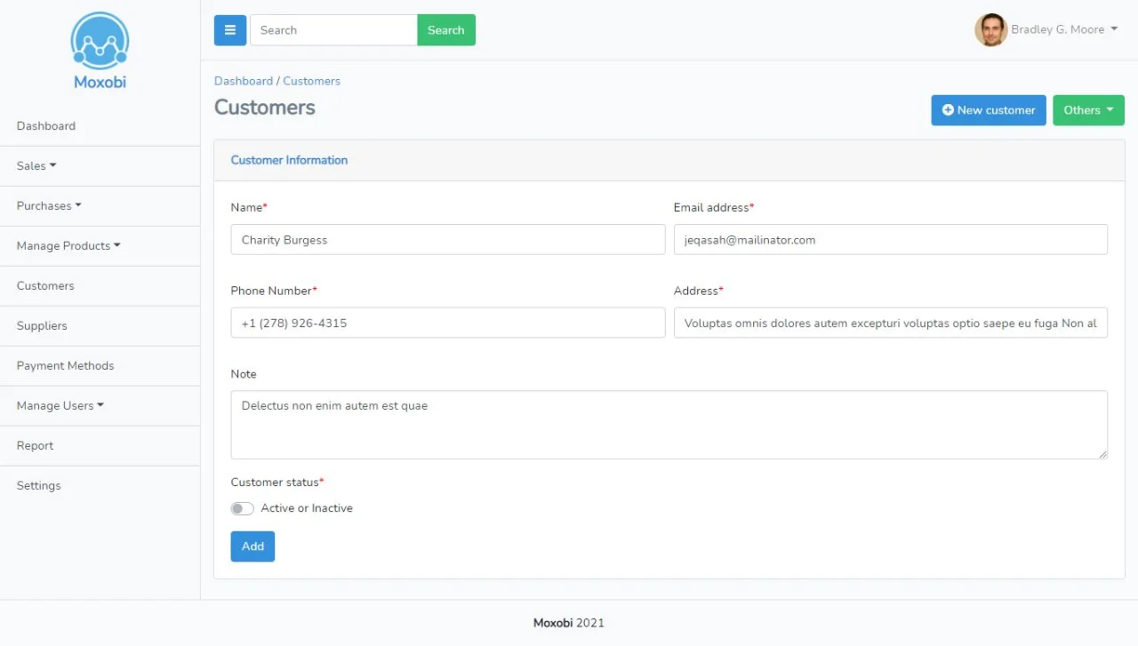 Moxobi - Sales and Purchases Management System — screenshot 8