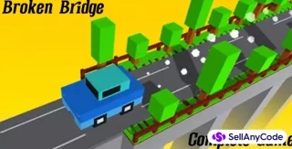 Broken Bridge Unity Game with Multiple Ads
