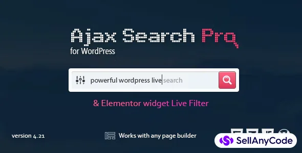 AJAX Search Pro - Live WordPress Search & Filter Plugin
