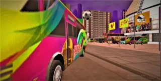 American Football Passenger Bus Game: Coach Simulation Game